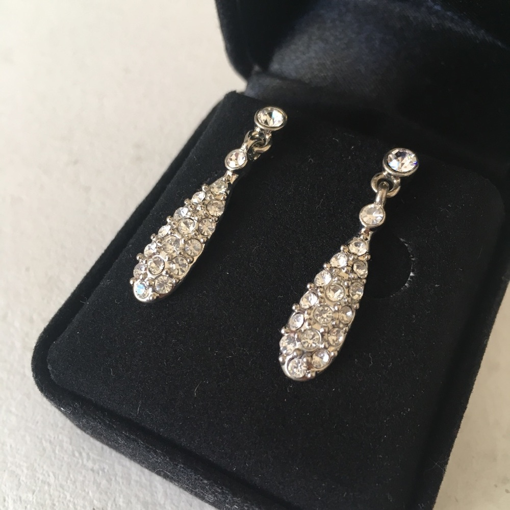 Silver Drop Earrings - Never Worn